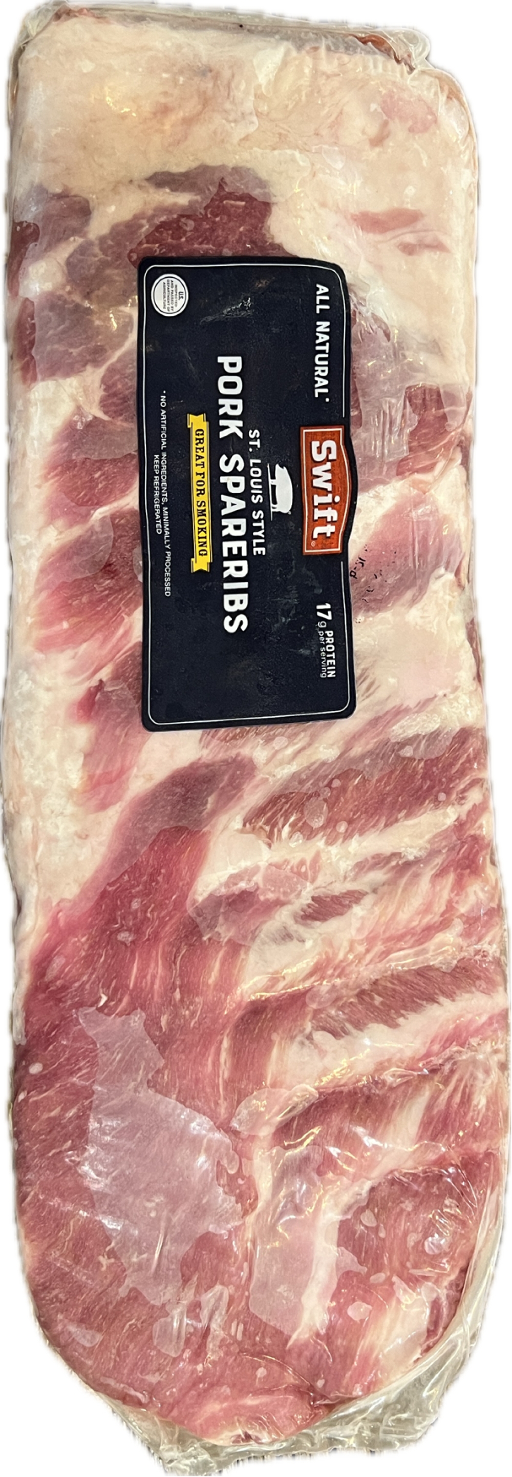 Pork Spare Ribs US St. Louis Style fryst, 2174, Kjøtt
