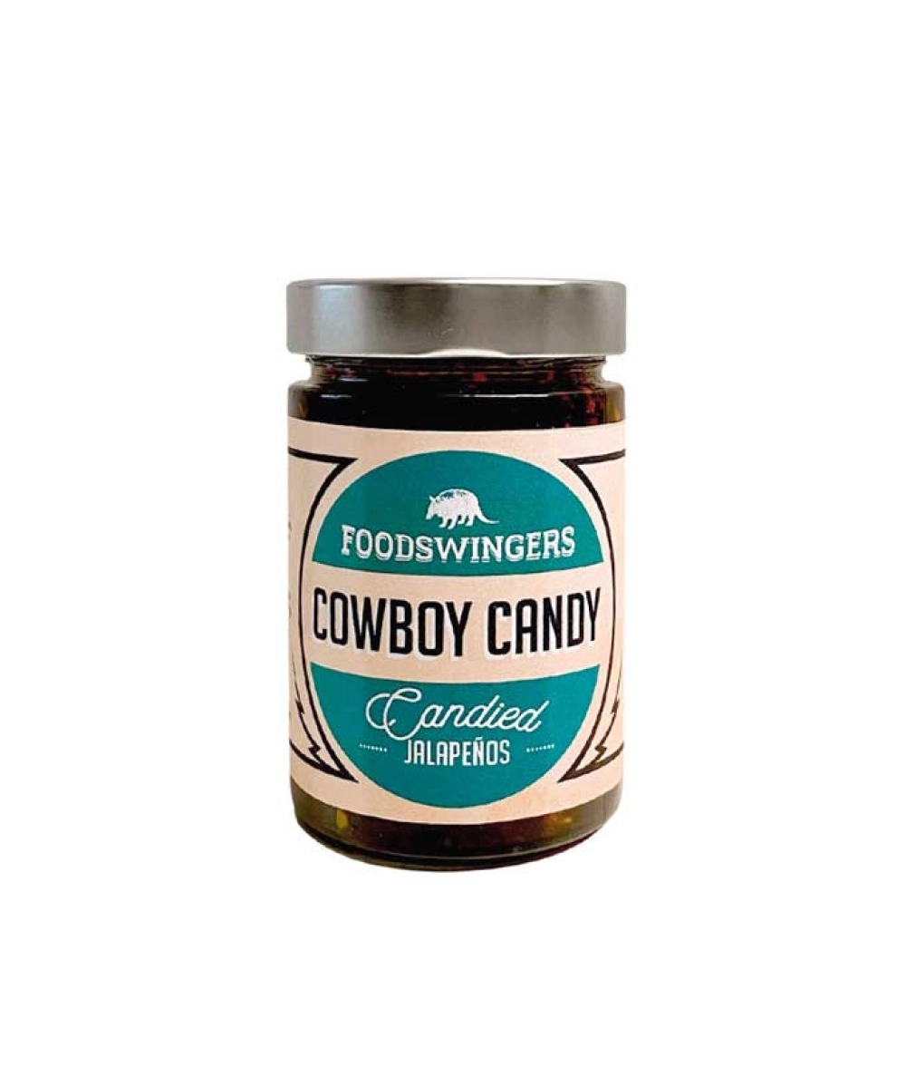 Foodswingers Cowboy Candy, Candied Jalapenos 330 ml, 7090055500344, 353127, Krydder/Rub