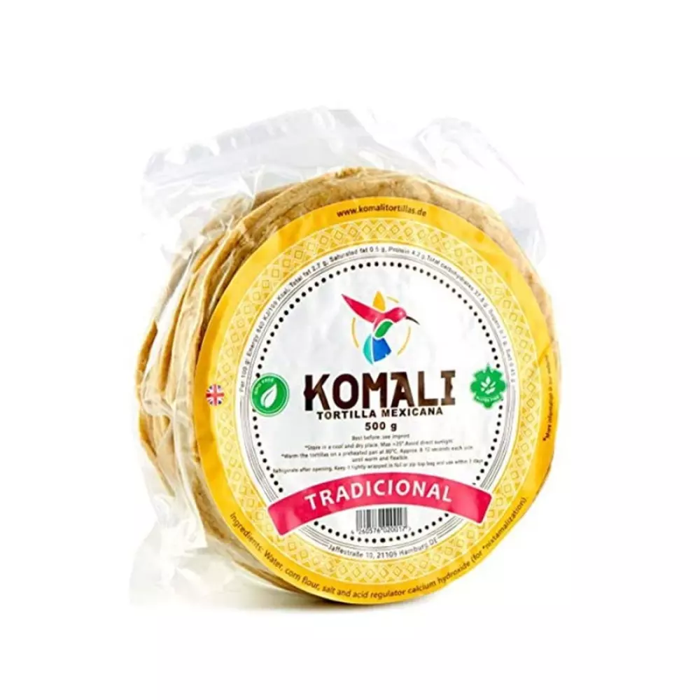 corn, corn tortilla, Komali, Mais Tortillas, 500 g, 4260576020406, 6008, Tex Mex