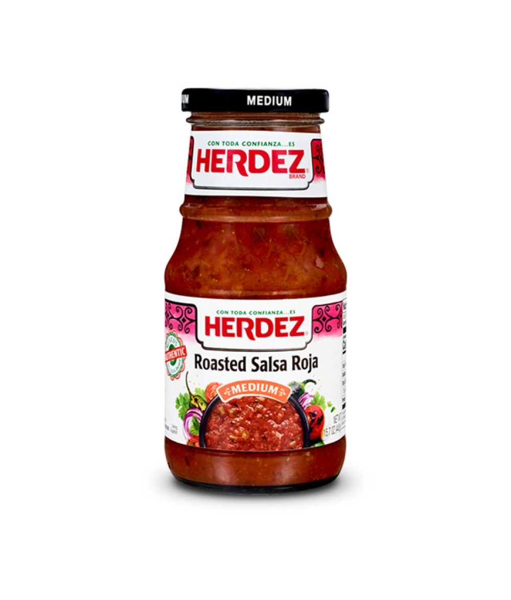 Herdez Roasted Salsa Roja 445g, 072878785303, 6101, Tex Mex