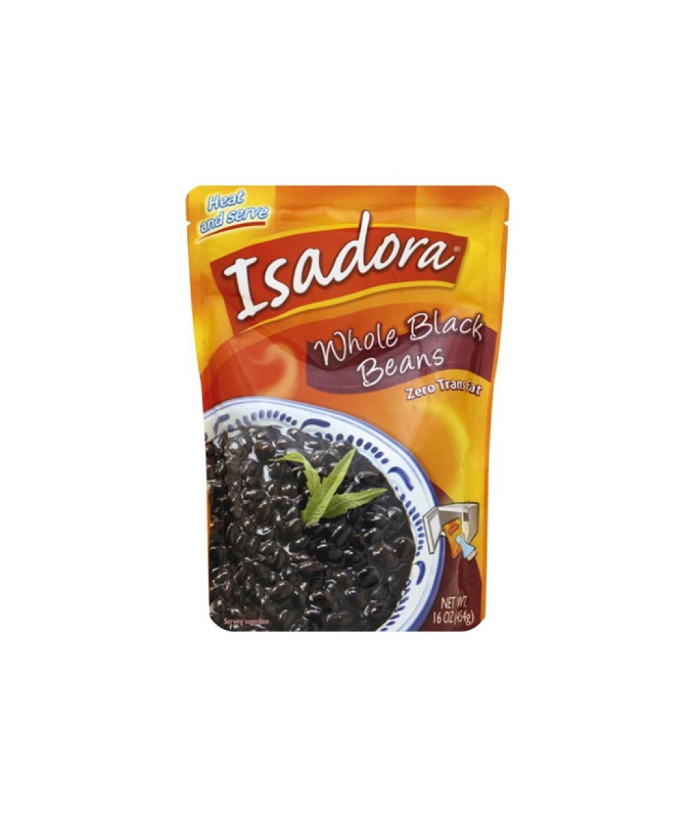 Isadora, Whole Black Beans 454g, 7501071307935, 6204, Tex Mex