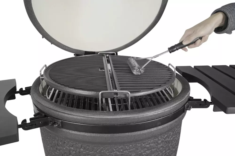 charcoal, charcoal grill, kamado grill, smoker, kullgrill, iQ Kamado Grill, 22