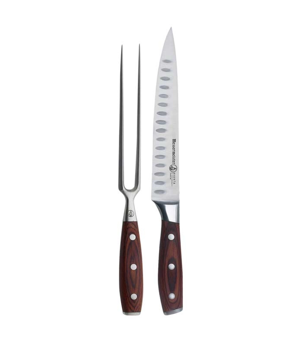 Messermeister Avanta 2 piece Pakkawood Kullenschliff carving set, 098872580027, L8000-2Ks, Kniver