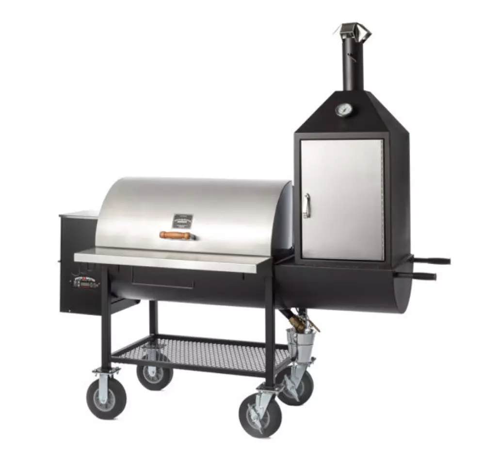 Pitts & Spitts Maverick 1250 Pellet Grill w/Smoke Box, P-MAV-1250-U, Pelletgriller, Pitts & Spitts, with 8