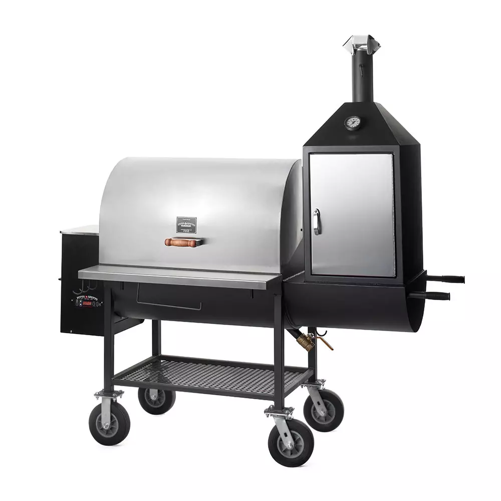 Pitts & Spitts Maverick 2000 Pellet Grill w/Smoke Box, P-MAV-2000-U, Pelletgriller, Pitts & Spitts, with 8