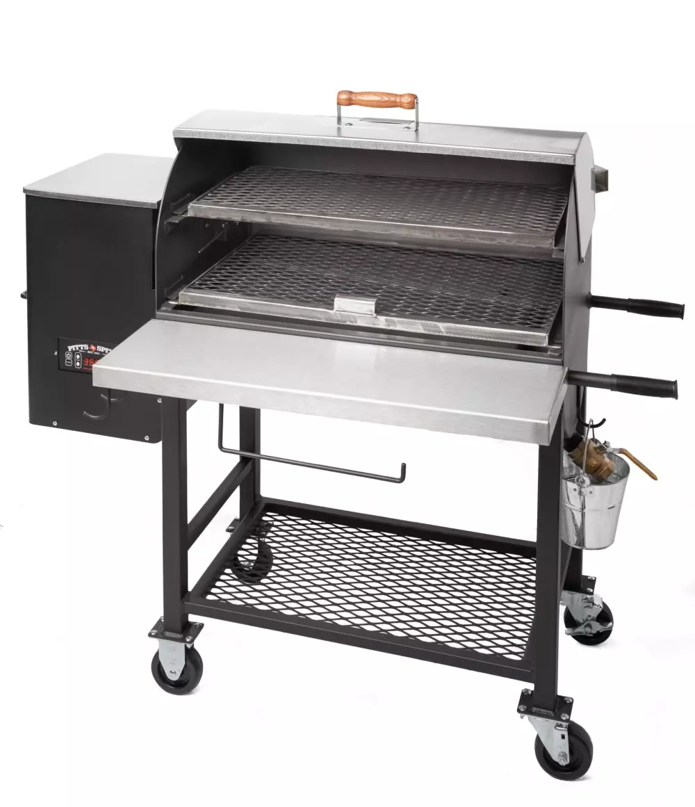 Pitts & Spitts Maverick 850 Pellet Grill, P-MAV-850PG, Pelletgriller, Pitts & Spitts, with 8