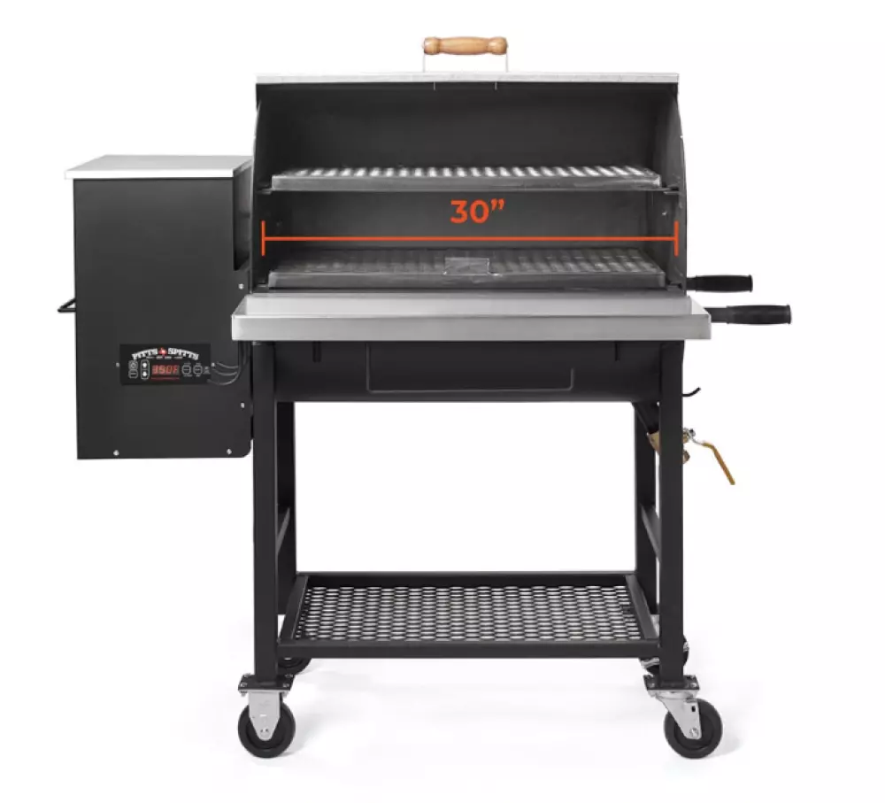 Pitts & Spitts Maverick 850 Pellet Grill, P-MAV-850PG, Pelletgriller, Pitts & Spitts, with 8