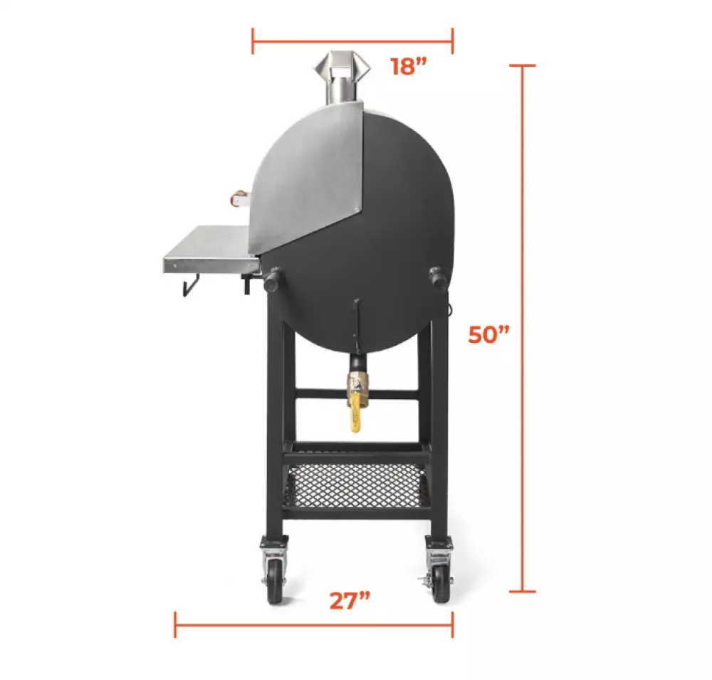 Pitts & Spitts Maverick 850 Pellet Grill, P-MAV-850PG, Pelletgriller, Pitts & Spitts, with 8