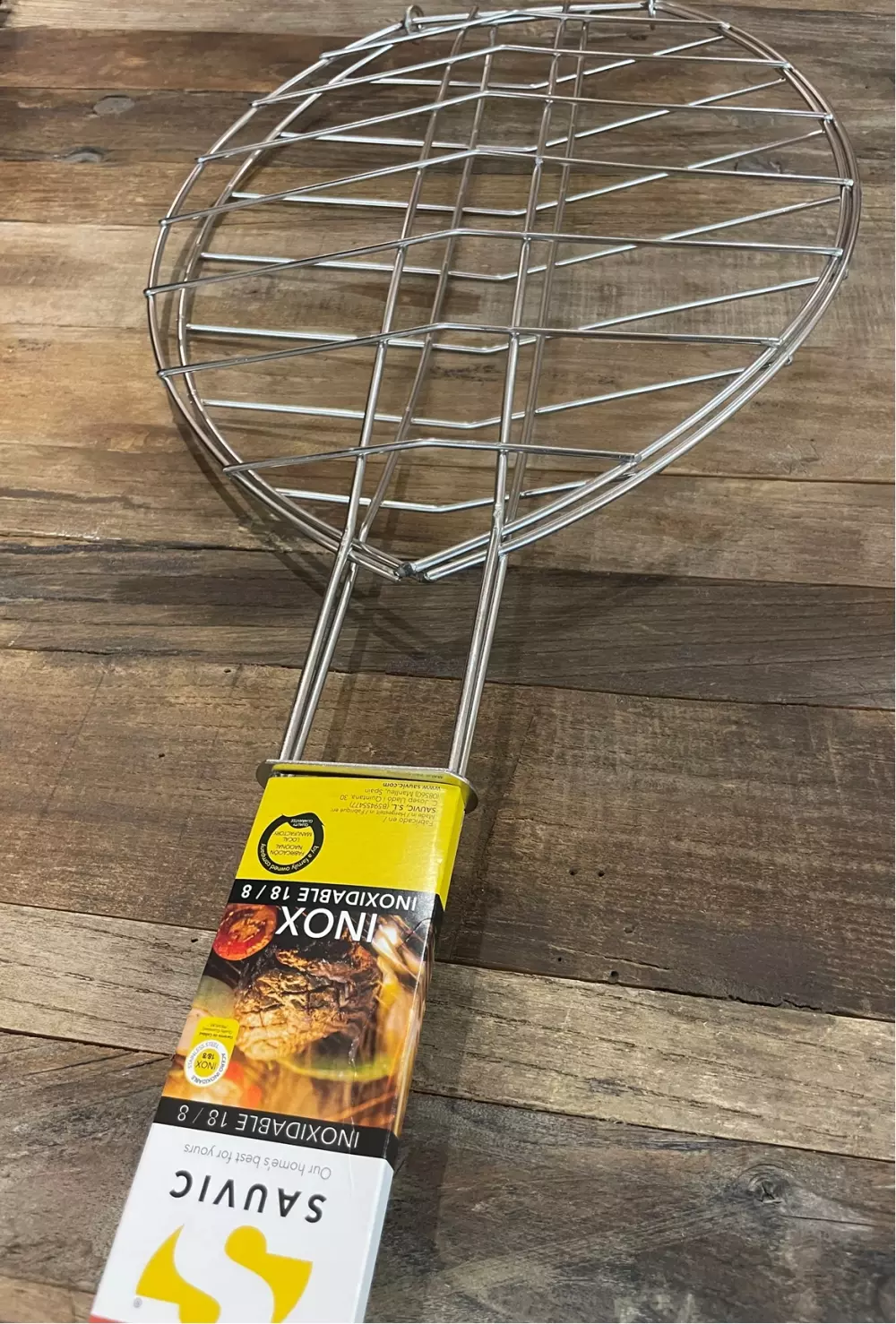 Turbot, fish rack, fish, bbq fish, , Fiskerist Piggvar, Rustfritt Stål 30x43 cm, 8423171026143, PR30x43, Fiskerist, Parilla Rodaballo Inox sin patas