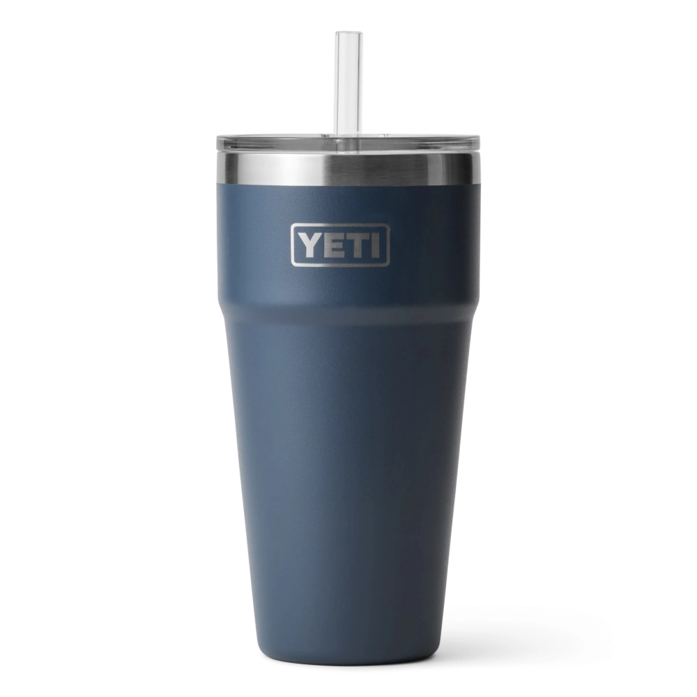 Yeti Rambler 26 Oz, Straw Cup, Navy, 888830131992, R26SCN, Thermokopper, YETI