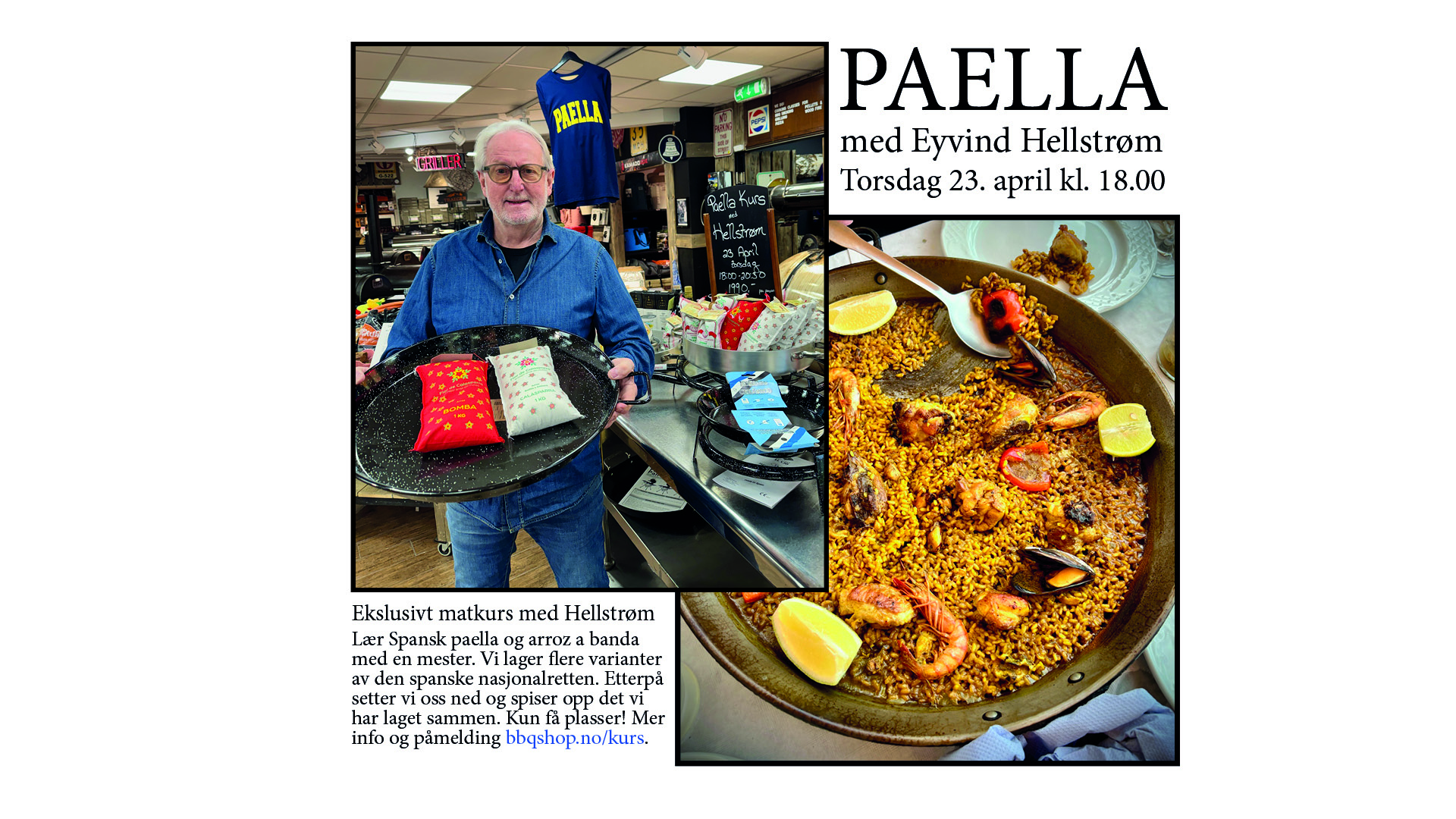 paella, matkurs