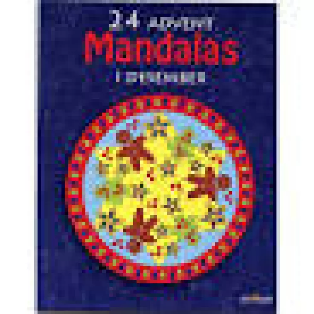 Mandalas malebok, 24 advent motiv 6M