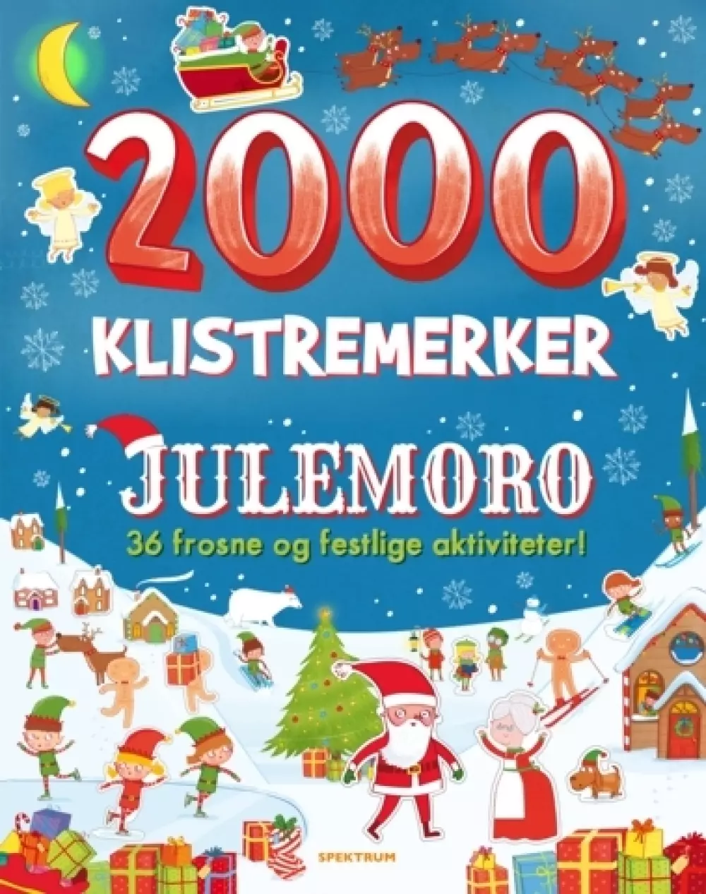 2000 klistremerker: Julemoro