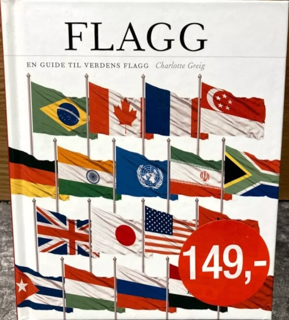 Flagg, 9788281737099, Faktabøker, Faktabok av Charlotte Greig - Innbundet norsk