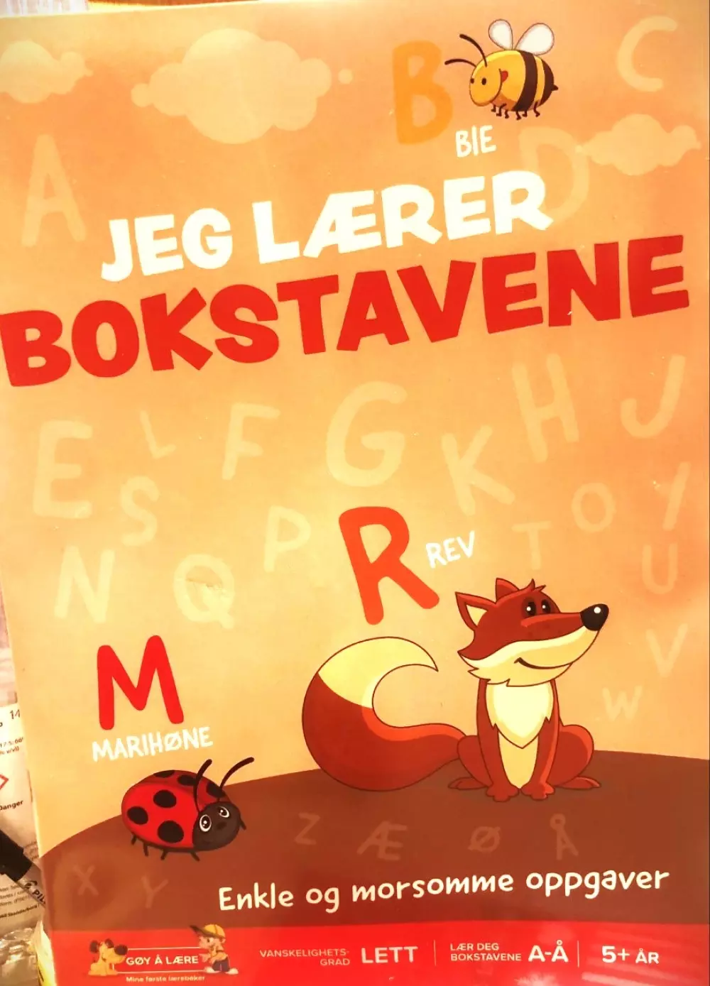 Aktivitetsbok - Jeg lærer bokstavene