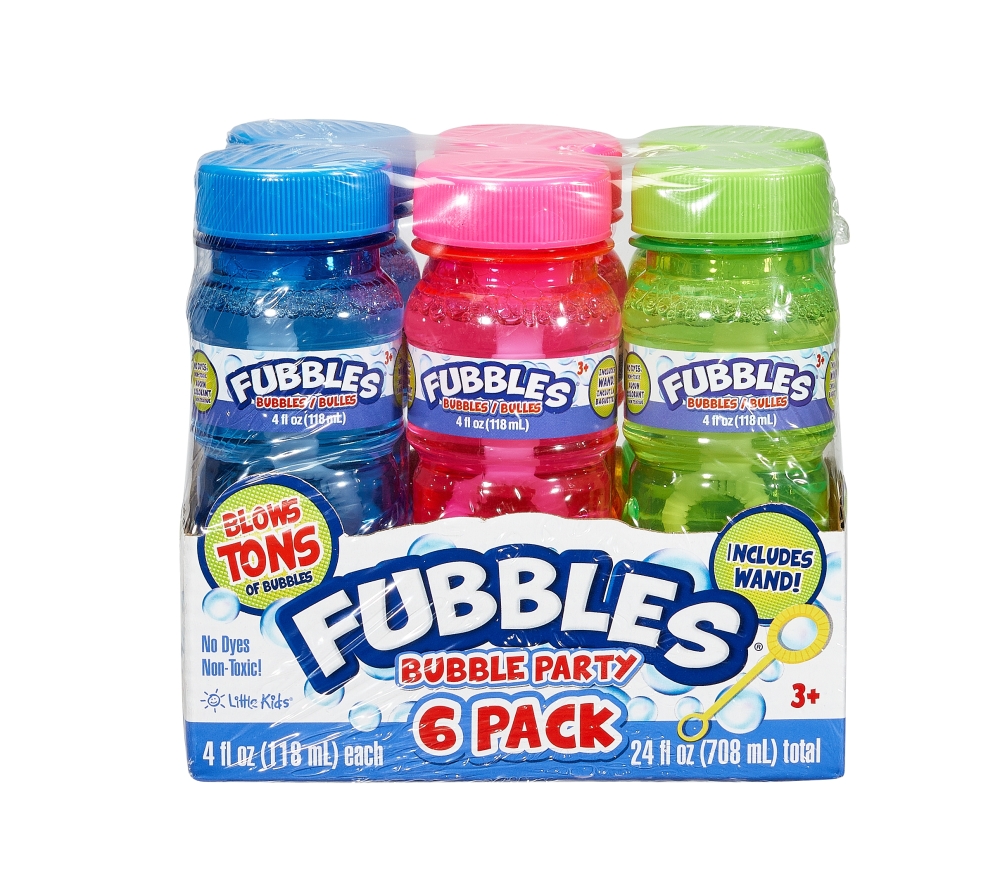 99107N Fubbles® 4oz Bubbles - 6pk