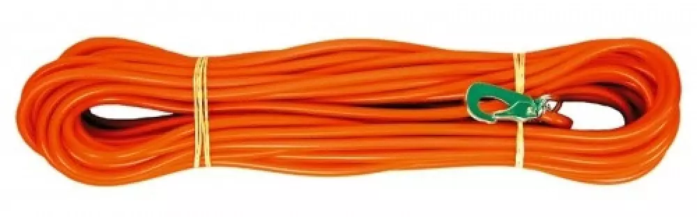 Sporline gummibelagt Orange Alac 6mm, 7393603610206, Hundeutstyr, Halsbånd og kobbel, Alac, Dogman, Sporline gjuten 6mmx15m oransj