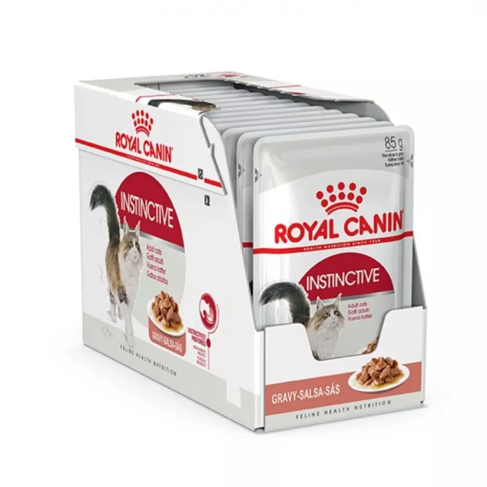 Royal Canin Instinctive i saus 12x85g, 9003579308738, Kattemat, Royal Canin, Instinctive Gravy 12x85g