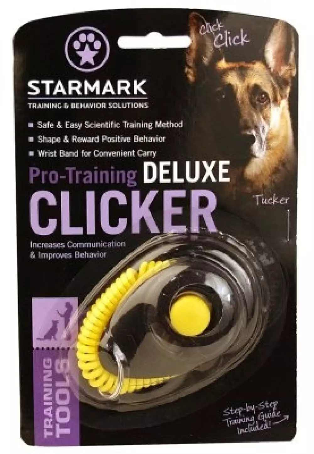 Starmark Clicker m/armbånd, 873199001215, Hundeutstyr, Hundetreningsutstyr og kløv, Imazo AB, 'KLICKER STARMARK DELUXE