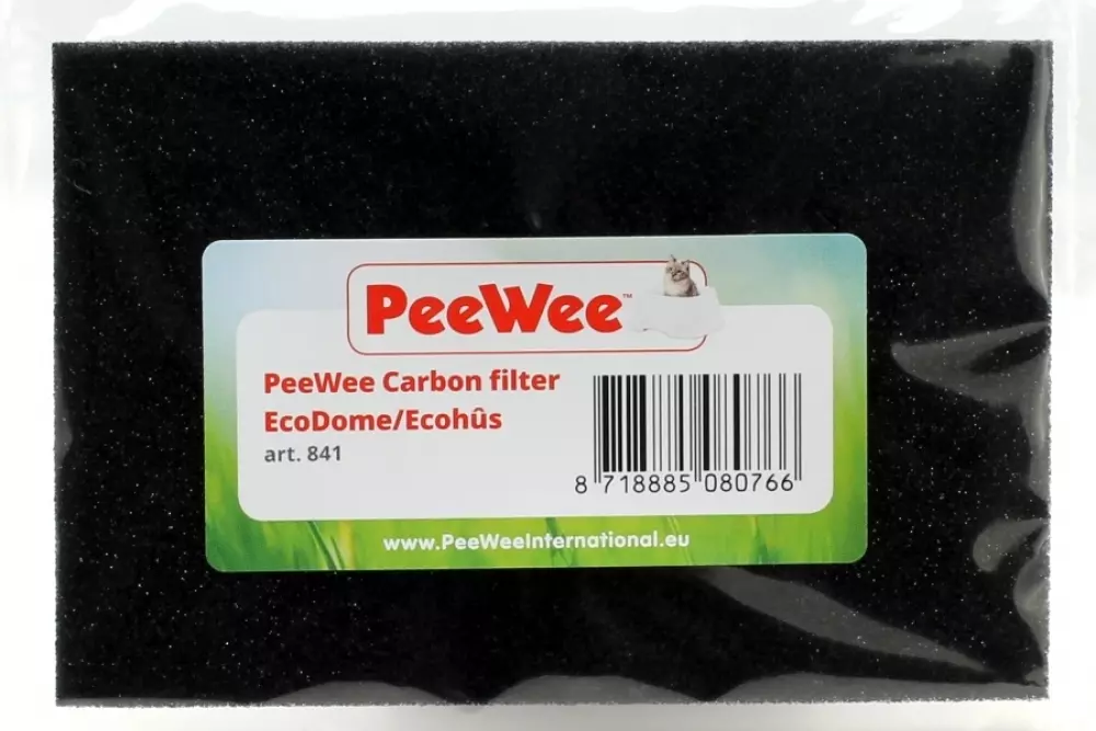 Peewee filter Ecodome/Ecohus, 8718885080766, Katteutstyr, Kattedo og toalettutstyr, Pee Wee, Imazo AB, 'PEEWEE KOLFILTER ECOHUS/ECODOME