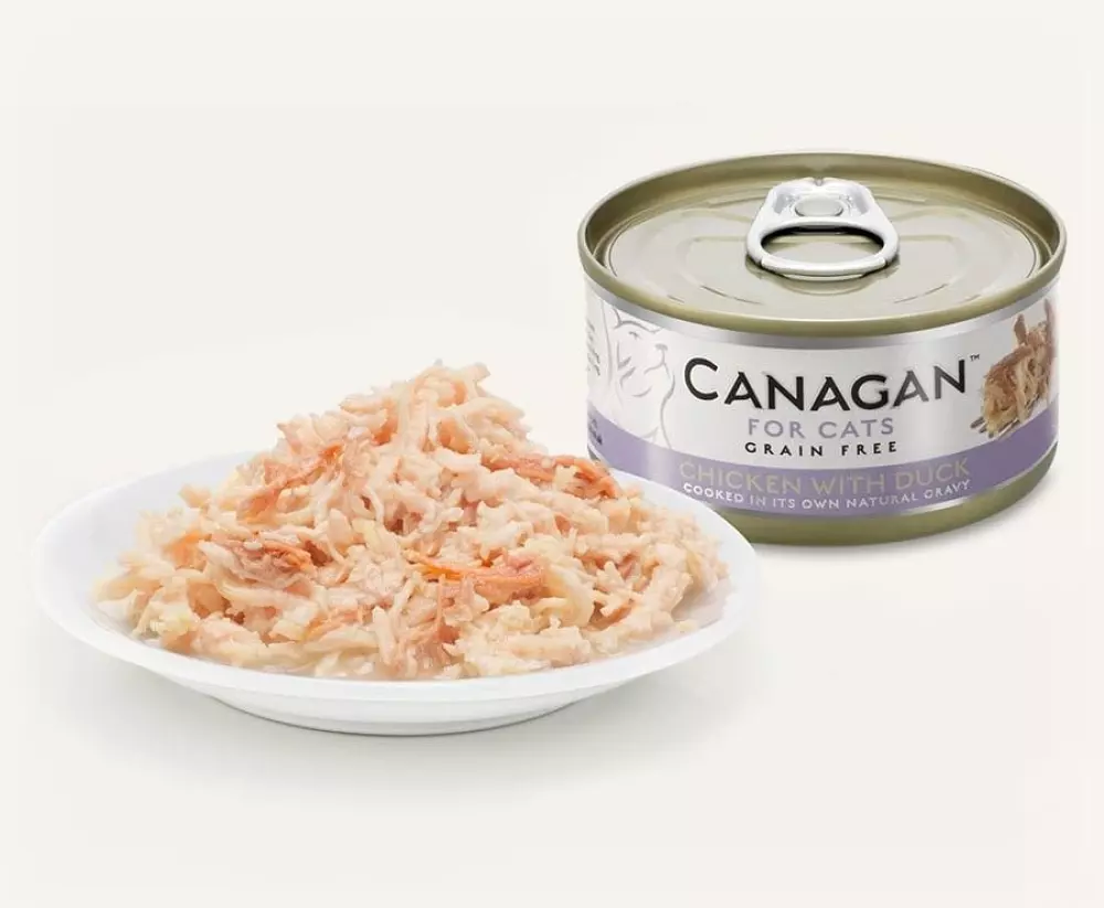 Canagan Cat Can- Chicken with Duck 75g, 5029040012489, Kattemat, Canagan, Febo Norge AS, Canagan Boksemat Katt Chicken with Duck 12stk x 75g (Pk. pris)