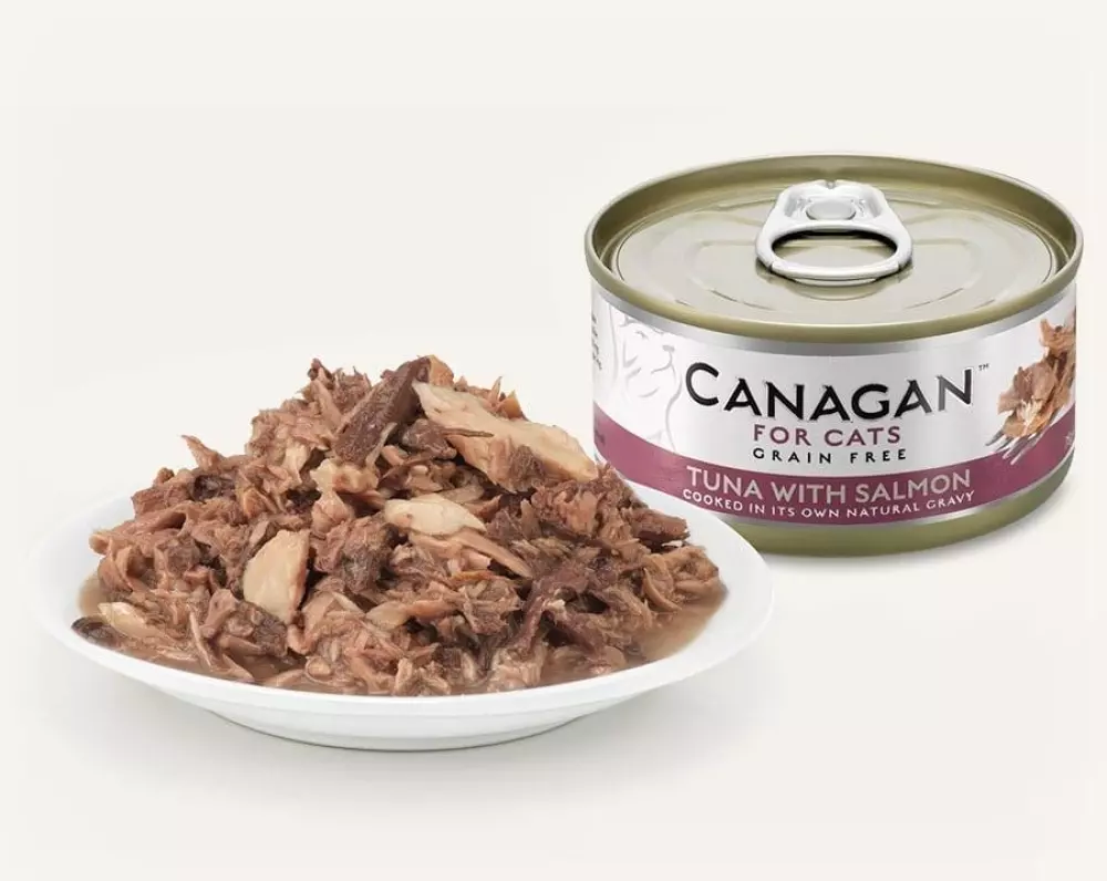 Canagan Cat Can Tuna with Salmon 75g, 5029040012687, Kattemat, Canagan, Febo Norge AS, Canagan Boksemat Katt Tuna with Salmon 12stk x 75g (Pk. pris)