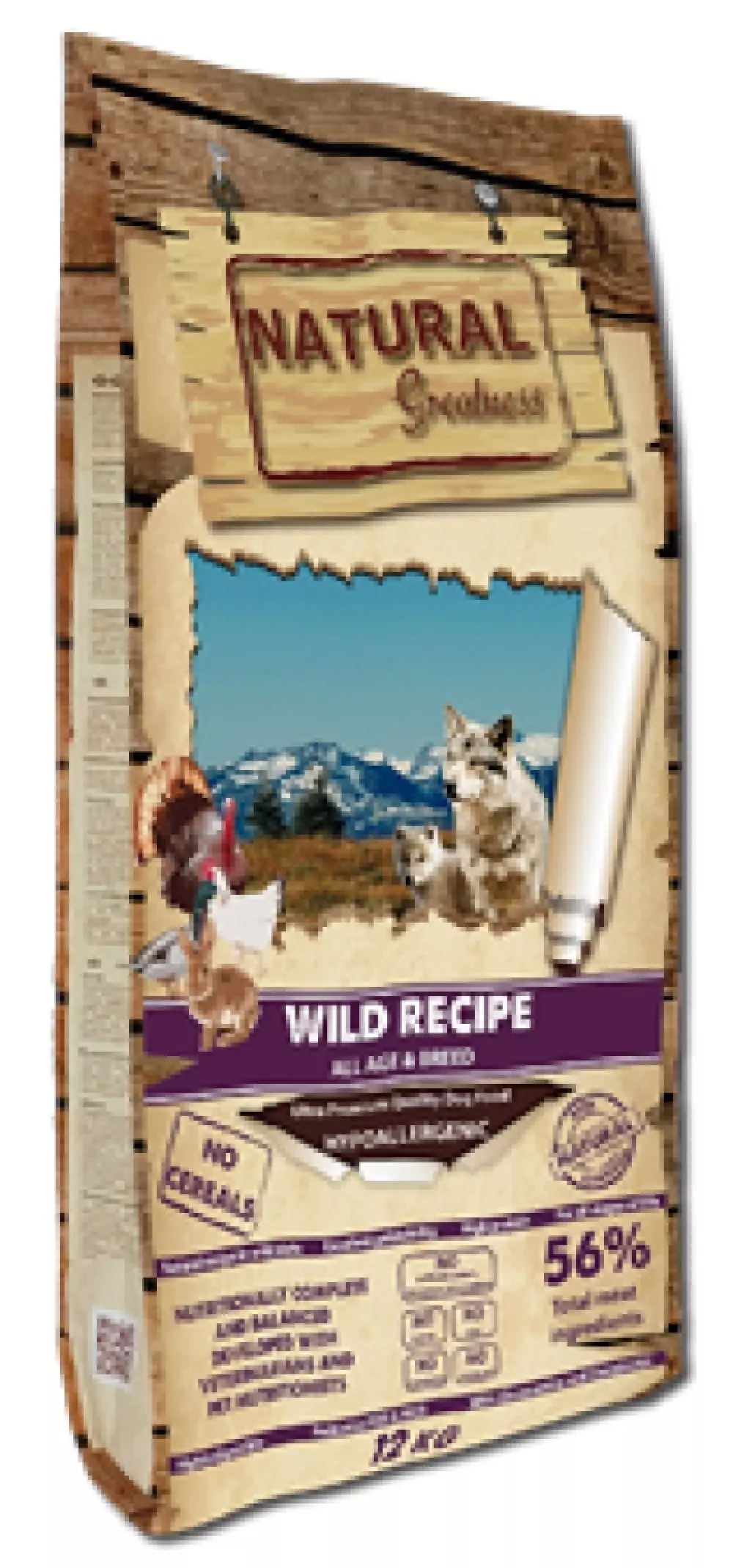 Natural Greatness, Wild Recipe, 2 kg, 8425402399996, Hundemat, Natural Greatness, Arctic Pets AS, Wild Recipe