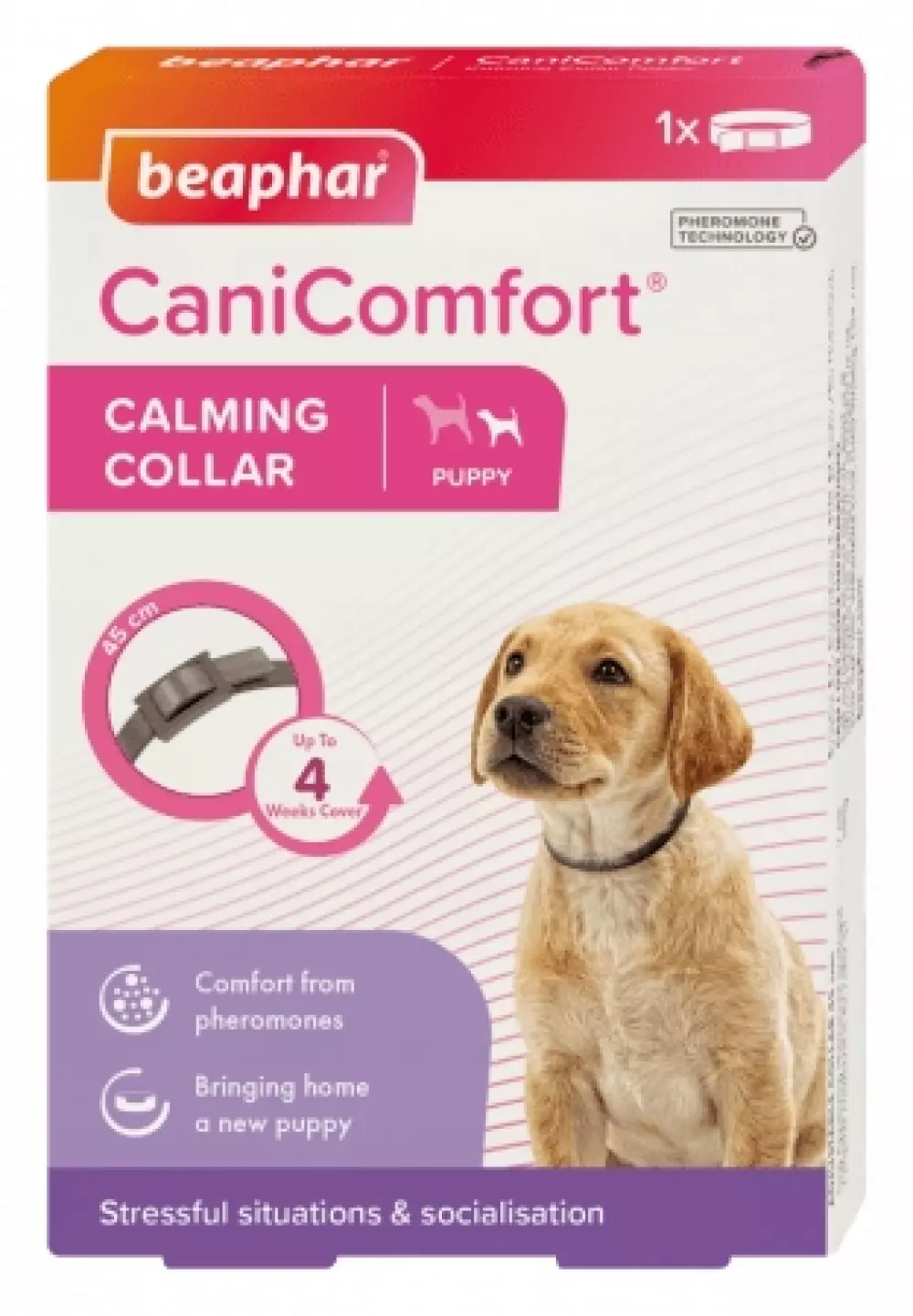 CaniComfort halsbånd for valp, 8711231176953, Hundeutstyr, Hundepleie, Beaphar, CaniComfort halsbånd 45cm hund(3) NYHET