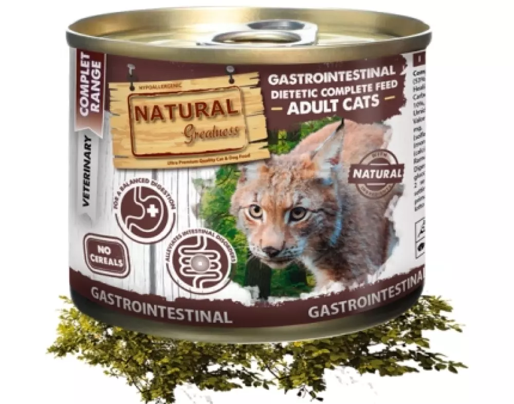 Natural Greatness Gastrointestinal Diet Cat Vet 200g, 8425402399835, Kattemat, Natural Greatness, Naturall Greatness, Arctic Pets AS