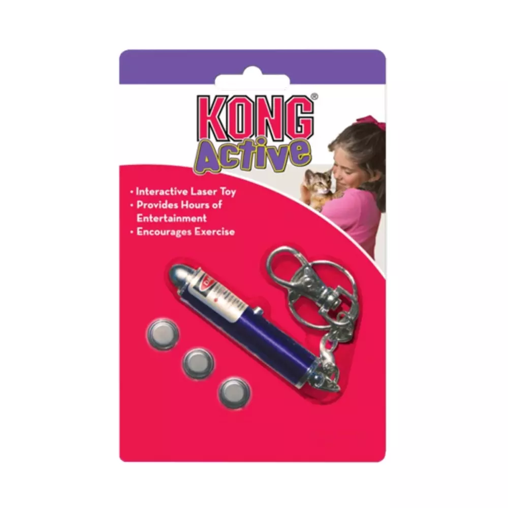 KONG Cat Laser Toy, 035585155005, Katteutstyr, Katteleker, Kong Company, Imazo AB, 'KONG CAT LASER POINTER