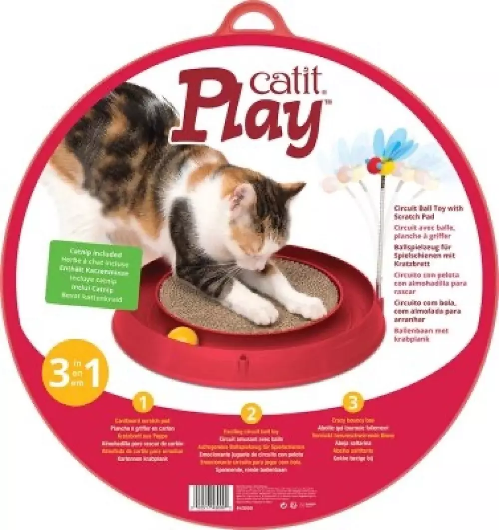 Play`n Scratch Catit 'PLAY`N SCRATCH KATTLEK RÖD 787.0042 022517430002 Katteutstyr Katteleker