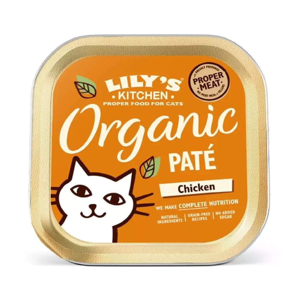 Lily`s Kitchen Organic chicken dinner for cats, 5060184243230, Kattemat, Lilys Kitchen, Lily`s Kitchen, Eldorado, ORGANIC CHICKEN DINNER