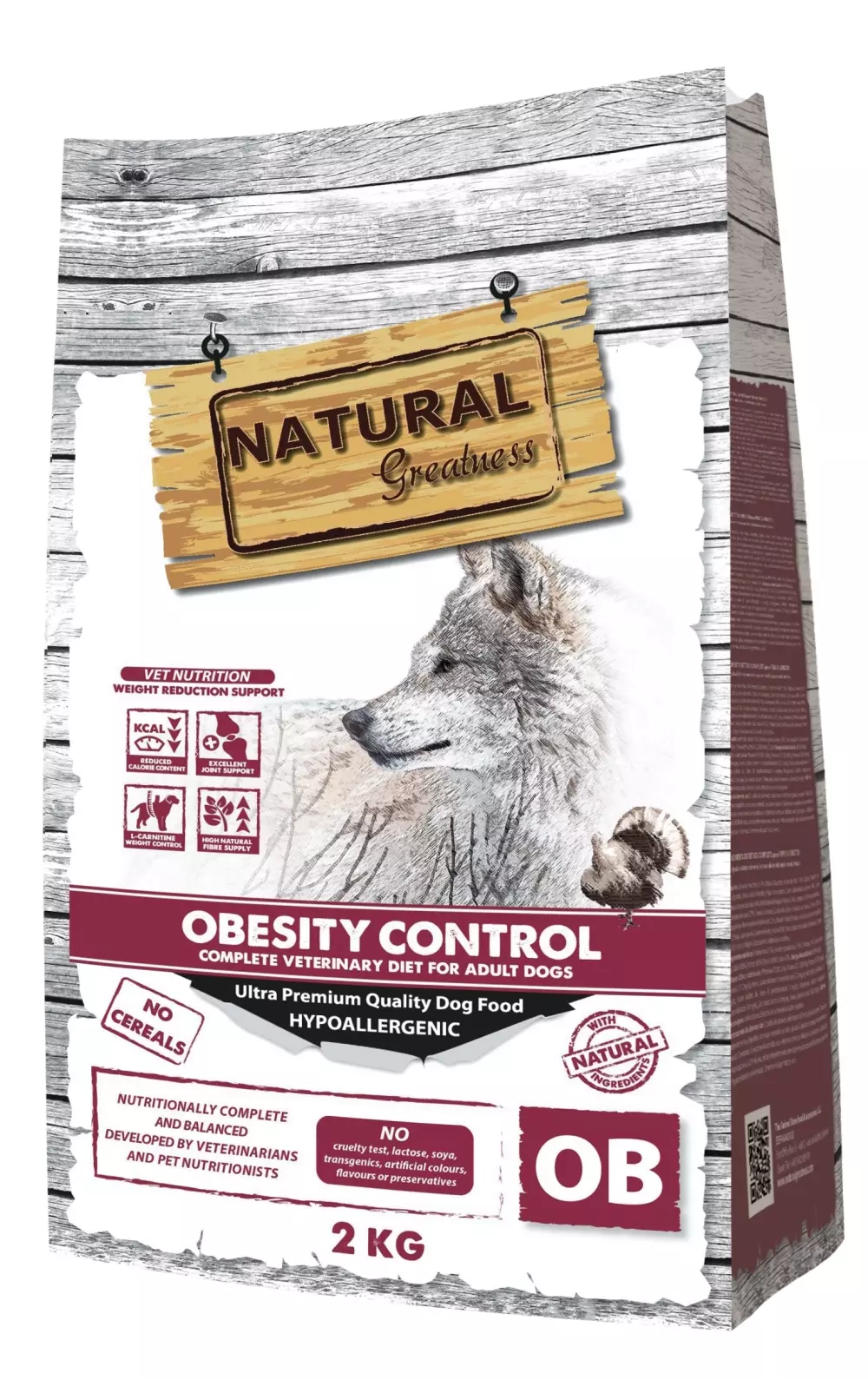 Natural Greatness Dog Obesity/Diabetic, Hundemat, Natural Greatness, Arctic Pets AS, Diet Vet Dog Obesity/Diabetic, Natural Greatness Diet Vet Dog Obesity/Diabetic 2 kg, 8425402686645, Natural Greatness Diet Vet Dog Obesity/Diabetic 6 kg, 8425402686706