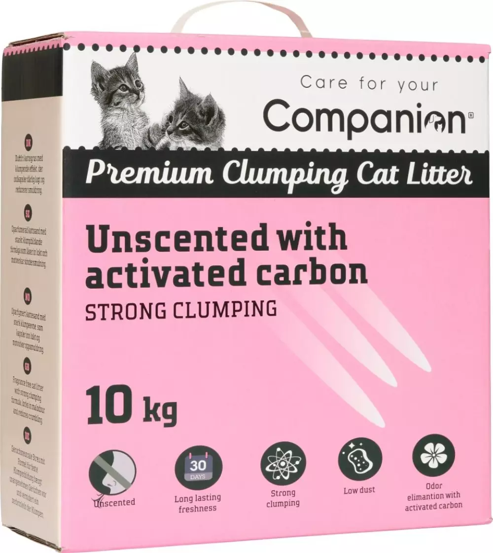 Companion Kattesand - parfymefri 10kg, Katteutstyr, Kattesand og Pellets