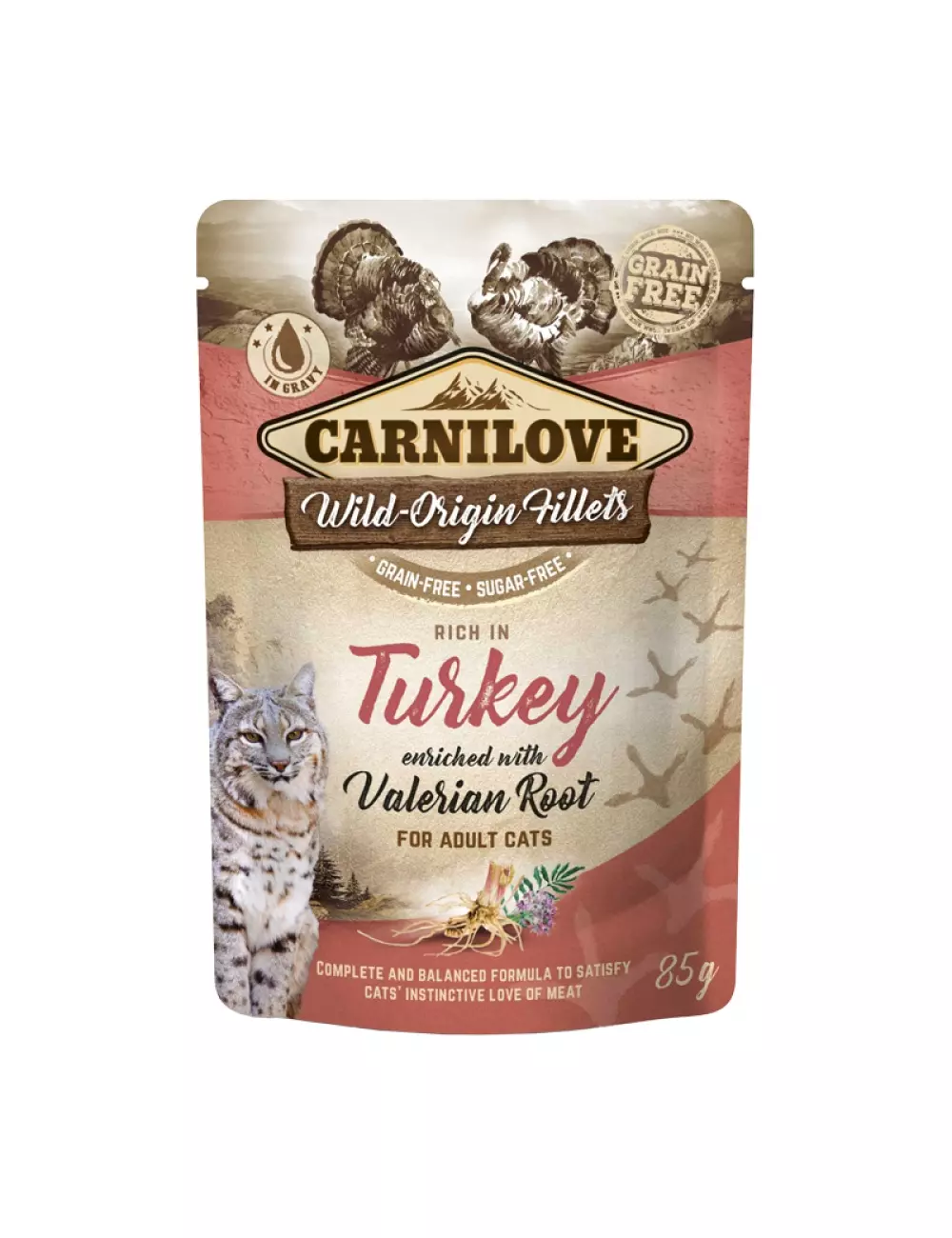 Carnilove kattemat, Carnilove cat pouch turkey with Valerianarot, Kattemat, Carnilove