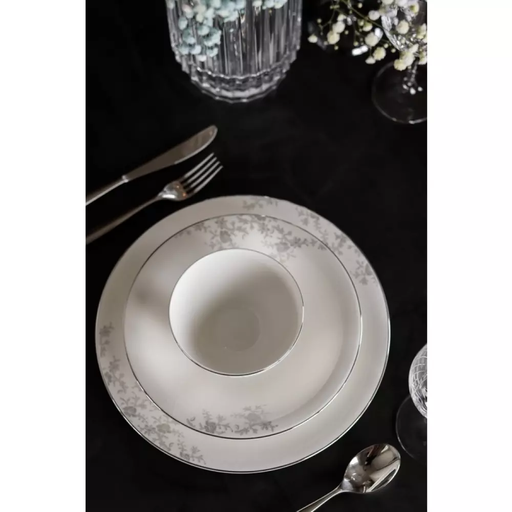 Royal Porcelain - Angelina Platinum - Tallerken D29,5