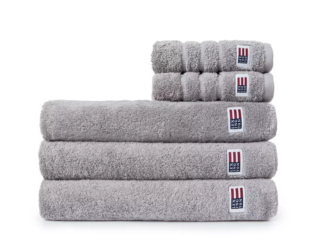 Lexington Icons Original Håndkle 30x50 Dark Gray, 7340021717727, 10002009-7900-TW15, Baderom, Håndkle, Lexington, Original Towel Dark Gray