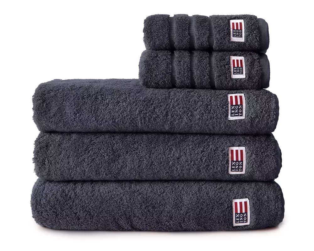 Lexington Icons Original Håndkle 70x130 Charcoal, 7321301005970, 10002012-7850-TW30, Baderom, Håndkle, Lexington, Original Towel Charcoal