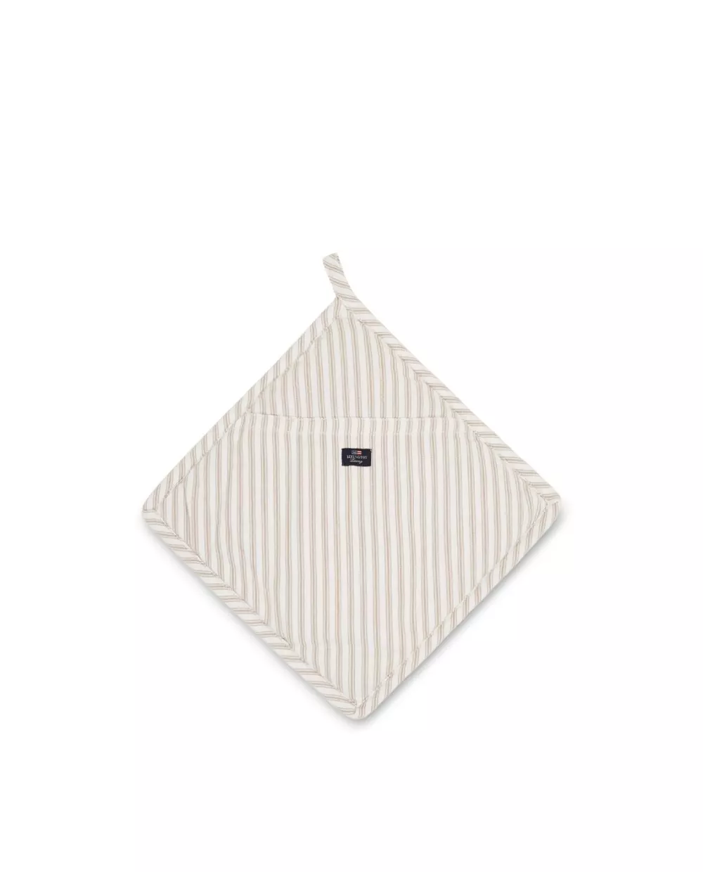 Lexington Icons Gryteklut Beige/Hvit, 7321301559602, 10003063-2600-ONE, Tekstil, Kjøkkentekstiler, Lexington, Icons Cotton Herringbone Striped Potholder