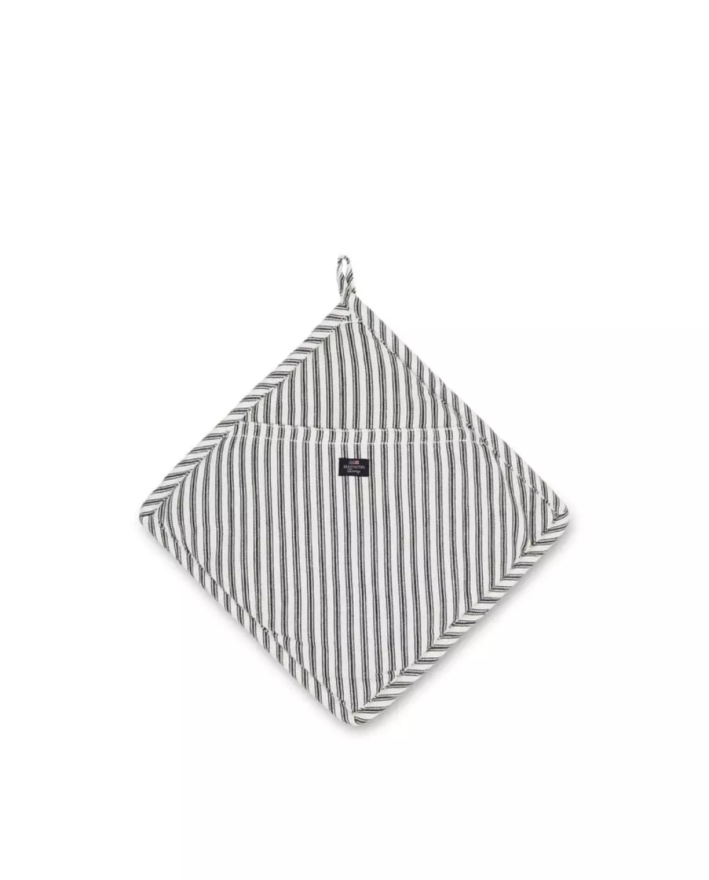 Lexington Icons Gryteklut Svart/Hvit, 7321301559633, 10003063-9100-ONE, Tekstil, Kjøkkentekstiler, Lexington, Icons Cotton Herringbone Striped Potholder