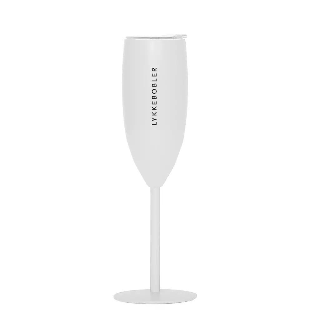 LYKKEBOBLER Termo-champagneglass