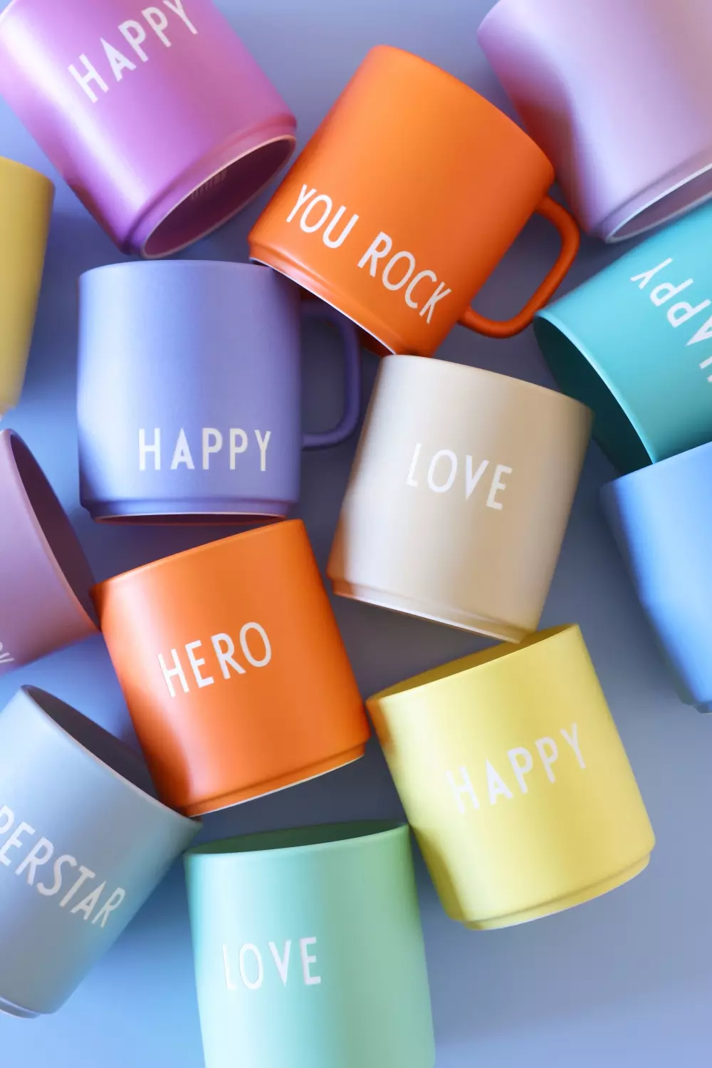 Design Letters Kopp Love m/Hank, 5710498187033, 10101008LAVENLOVE, Kjøkken, Krus og Skåler, Design Letters, Favourite cup with handle