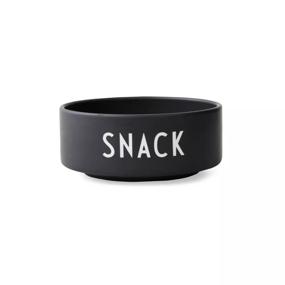 Design Letters Snack Skål Sort, 5710498753122, 10204010BLACK, Kjøkken, Skåler og Ildfaste Former, Design Letters, Snack bowl