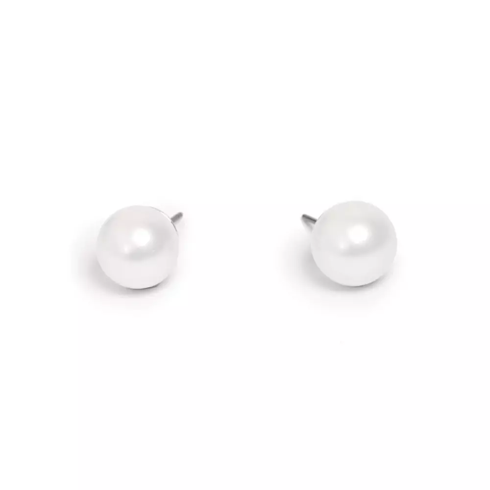 Perleøredobber - 10mm - Just Oslo S, 7990104206206, 1042-0620, Accessories, Øredobber, Just Oslo, A&C Oslo, Earring stud, Standard, silver pl./pearl 10mm