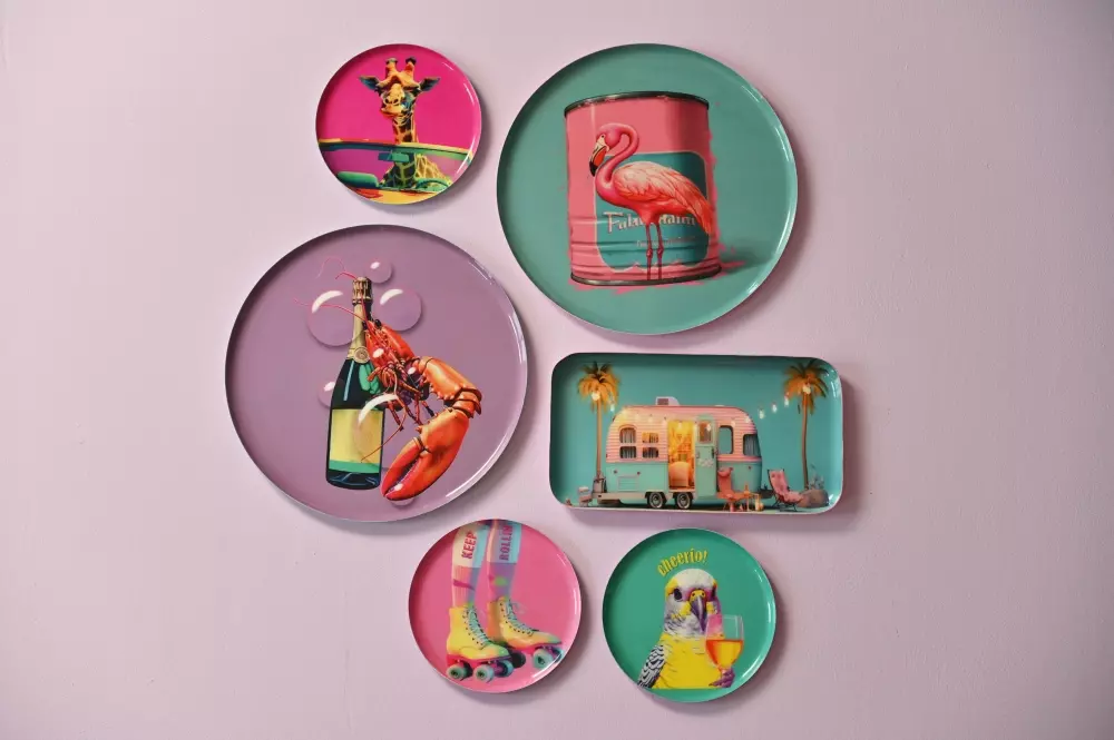 Love Trays - Flamingo