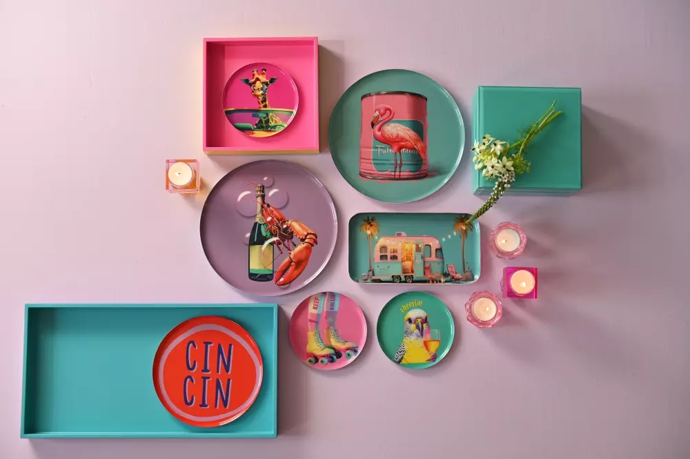 Love Trays - Flamingo