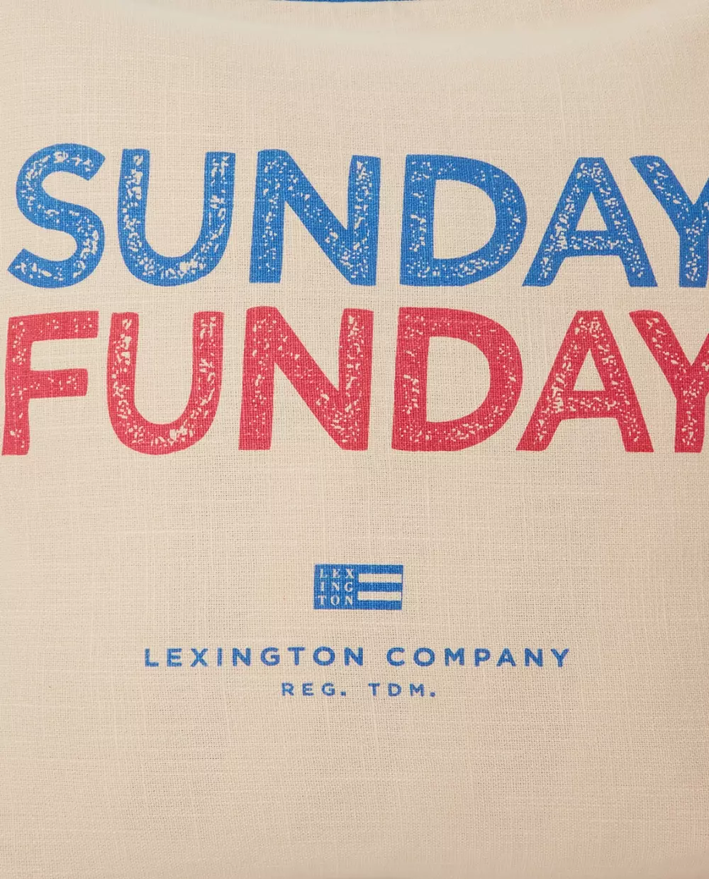 Lexington Putetrekk Sunday Funday, 7321301695874, 122302592023-SH25, Tekstil, Puter og Putetrekk, Lexington, Sunday Funday Printed Cotton Canvas Pillow Cover