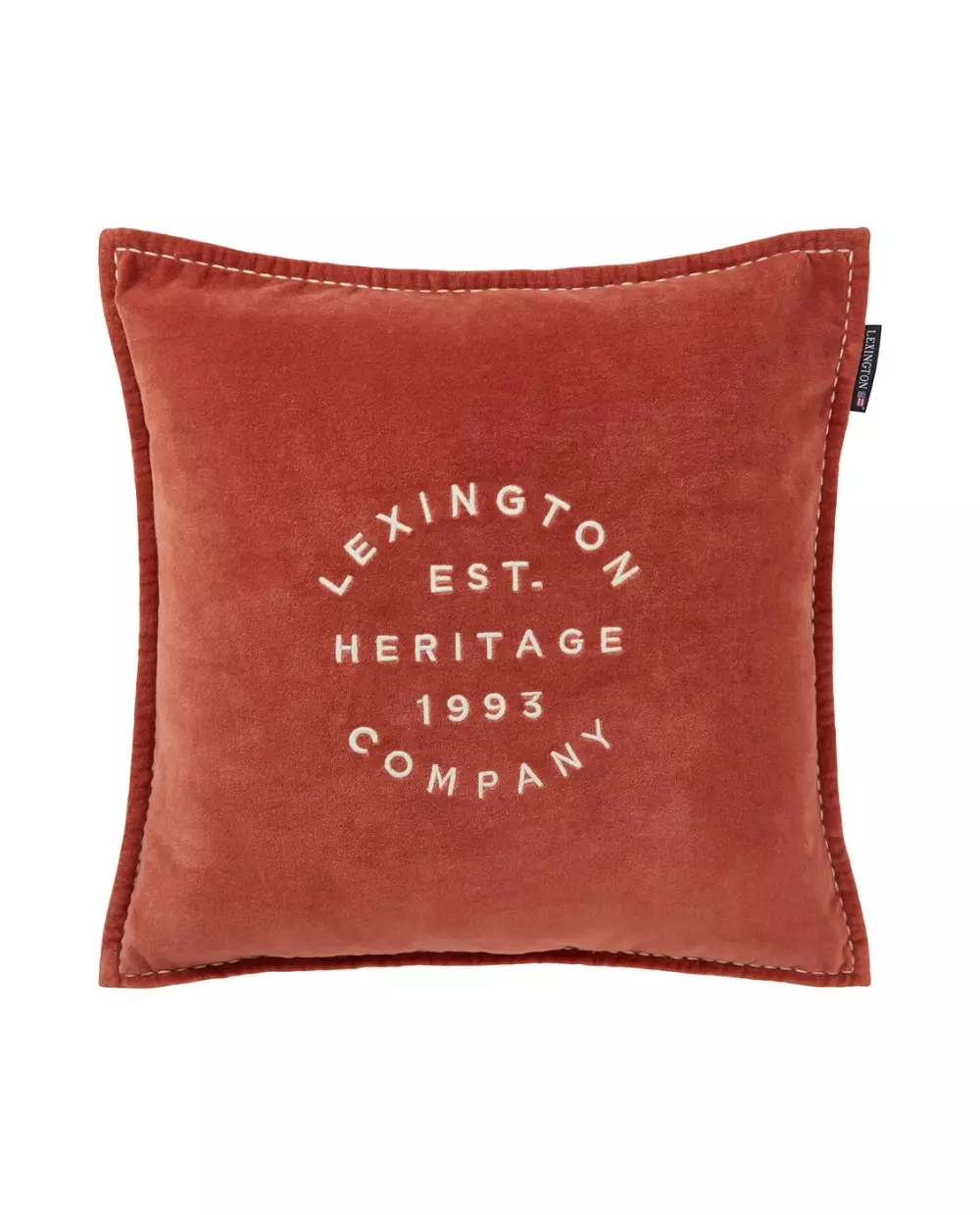 Lexington 1993 Logo Velvet Putetrekk Rust