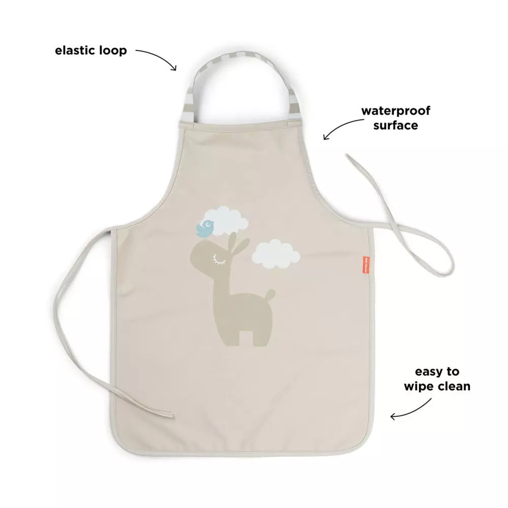 Forkle Sand, 5712643048923, 1343549, Kjøkken, Barn, Done by Deer, Waterproof kids apron Lalee Sand