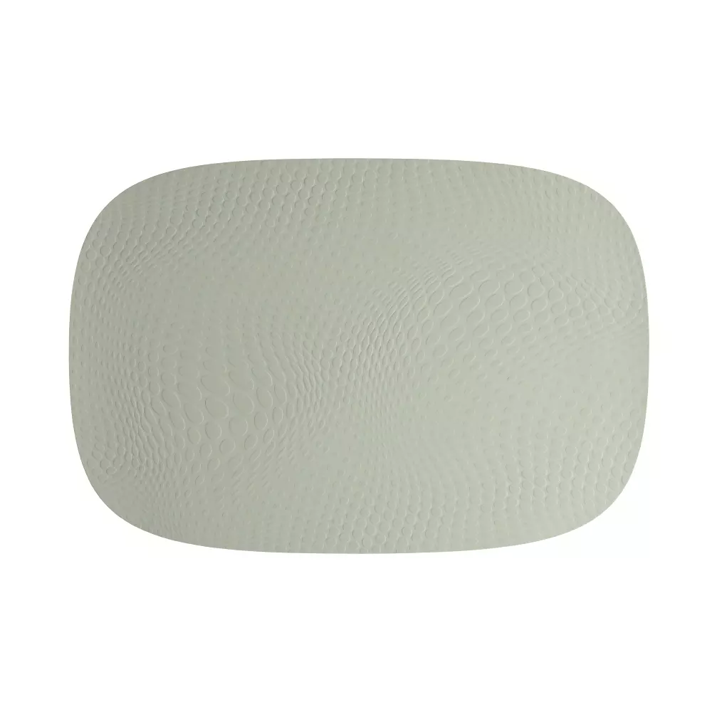 Karim Rashid Dekkebrikke Pistachio, 5709554136092, 13609, Kjøkken, Dekkebrikker, Aida, Karim Rashid Pistachio dækkeserviet 95% genbrugslæder 1 stk 45,0x30,6 cm